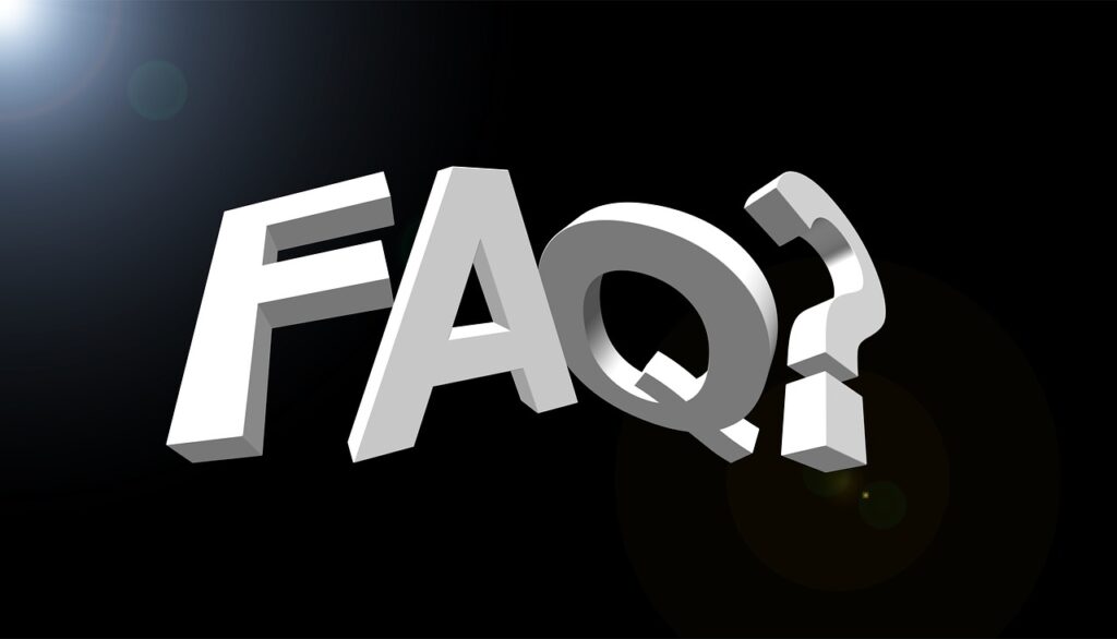 the letters FAQ and a question mark. Image credit: Gerd Altmann/geral on Pixabay.com